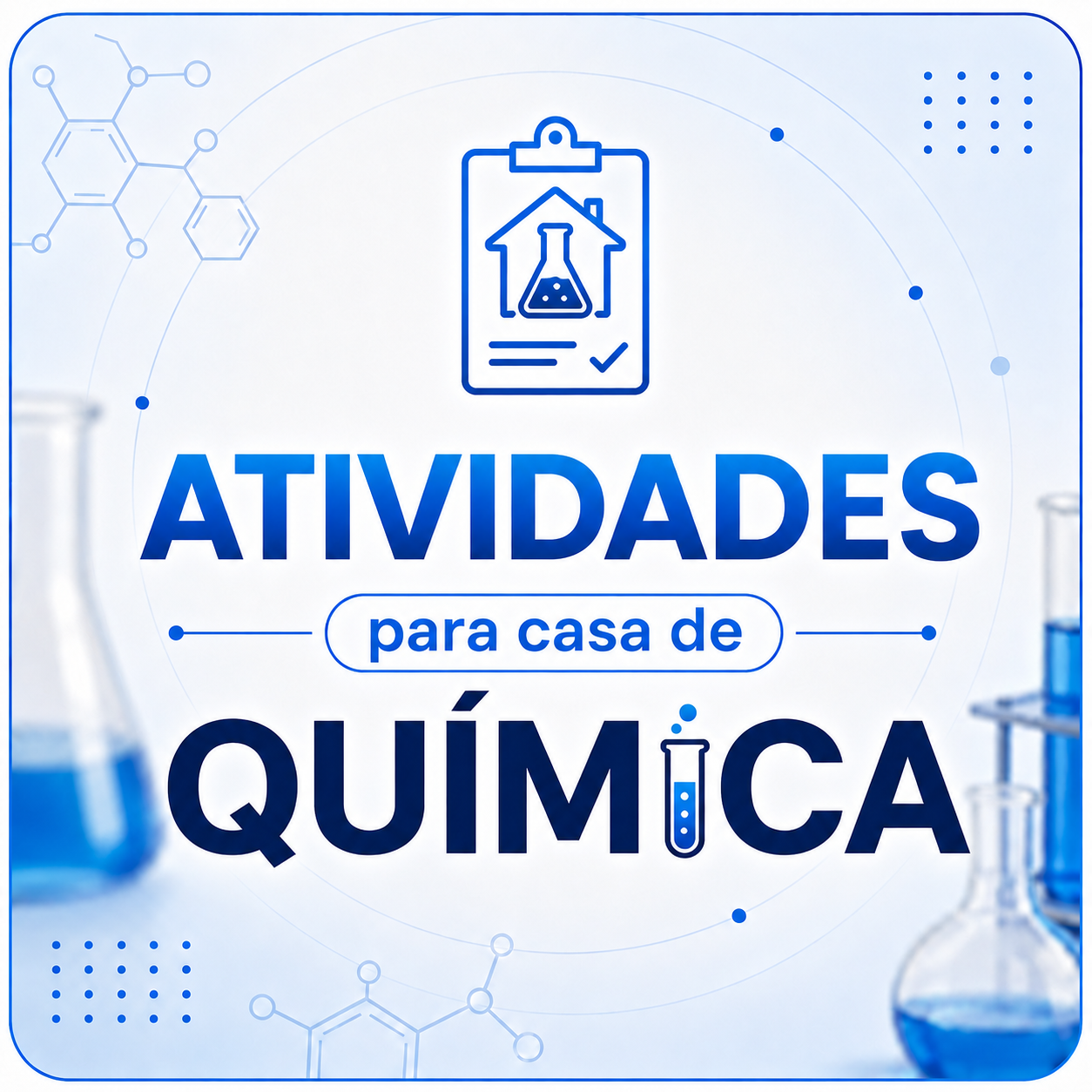 Capa de Atividades para Casa de Química